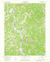 West Hamlin 1957 topographic map thumbnail