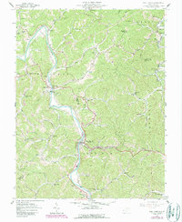West Hamlin 1957 topographic map thumbnail