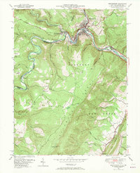 Westernport 1950 topographic map thumbnail