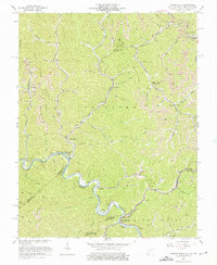 Wharncliffe 1963 topographic map thumbnail