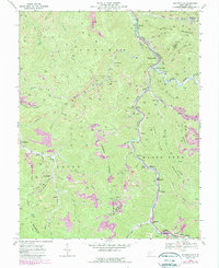 Whitesville 1968 topographic map thumbnail