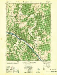 Cherry Run 1951 topographic map preview
