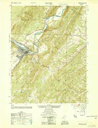 Keyser 1950 topographic map thumbnail