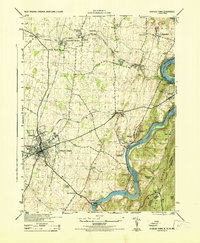 Charles Town 1944 topographic map thumbnail