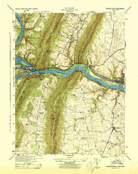 Harpers Ferry 1944 topographic map thumbnail