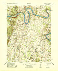 Hedgesville 1944 topographic map thumbnail