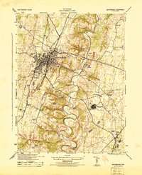Martinsburg 1944 topographic map thumbnail