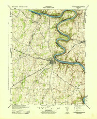 Shepherdstown 1944 topographic map thumbnail
