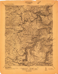 Beckley 1911 topographic map thumbnail