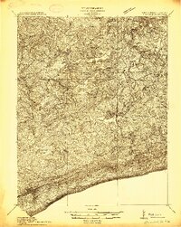Bluefield 1913 topographic map thumbnail