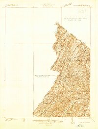 Capon Bridge 1937 topographic map thumbnail