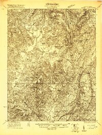 Clintonville 1921 topographic map thumbnail