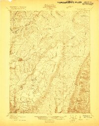 Davis 1920 topographic map thumbnail