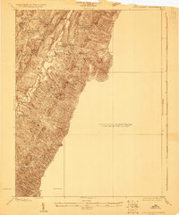 Fort Seybert 1922 topographic map thumbnail