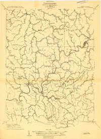 Gassaway 1908 topographic map thumbnail