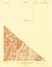 Gerrardstown 1937 topographic map thumbnail