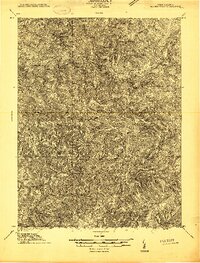 Hacker Valley 1913 topographic map thumbnail