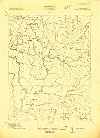 Hacker Valley 1913 topographic map thumbnail