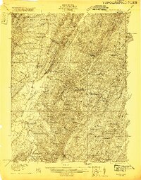 Moorefield 1921 topographic map preview