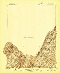 Orkney Springs 1940 topographic map thumbnail