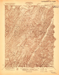 Petersburg 1921 topographic map thumbnail