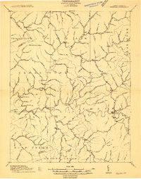 Pineville 1910 topographic map thumbnail