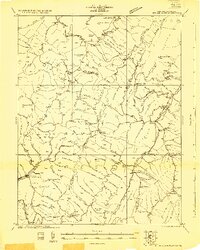 Spruce Knob 1922 topographic map thumbnail