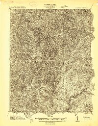 Summersville 1913 topographic map thumbnail