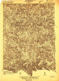 Webster Springs 1915 topographic map thumbnail