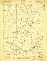 White Sulphur Springs 1921 topographic map thumbnail