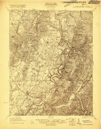 White Sulphur Springs 1921 topographic map thumbnail