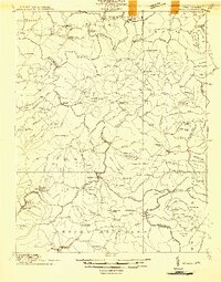 Winona 1914 topographic map thumbnail