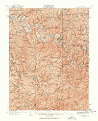 Arnoldsburg 1925 topographic map thumbnail
