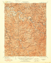 Arnoldsburg 1927 topographic map thumbnail