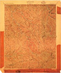 Bald Knob 1912 topographic map thumbnail