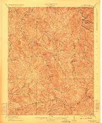 Bald Knob 1912 topographic map thumbnail