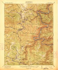 Beckley 1913 topographic map thumbnail