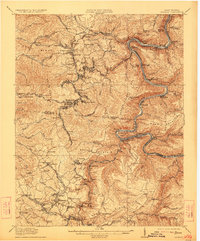 Beckley 1913 topographic map thumbnail