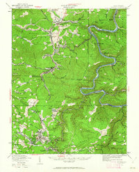 Beckley 1929 topographic map thumbnail