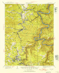 Beckley 1929 topographic map thumbnail