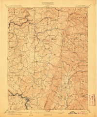 Belington 1907 topographic map thumbnail