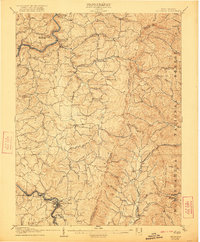 Belington 1907 topographic map thumbnail