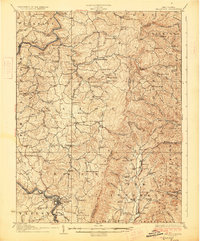Belington 1927 topographic map thumbnail
