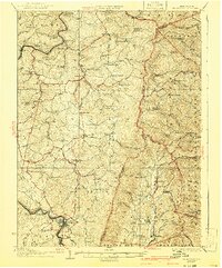 Belington 1927 topographic map thumbnail