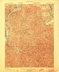 Belleville 1906 topographic map thumbnail