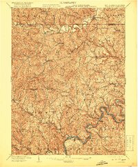Blacksville 1904 topographic map thumbnail