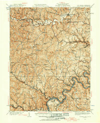 Blacksville 1923 topographic map thumbnail