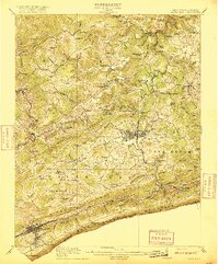 Bluefield 1916 topographic map thumbnail