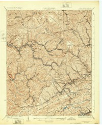 Bramwell 1925 topographic map thumbnail