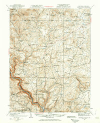 Bruceton Mills 1931 topographic map thumbnail